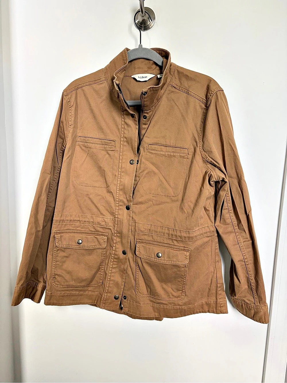 L.L.Bean Classic Utility Jacket Brown Lightweight Jacket